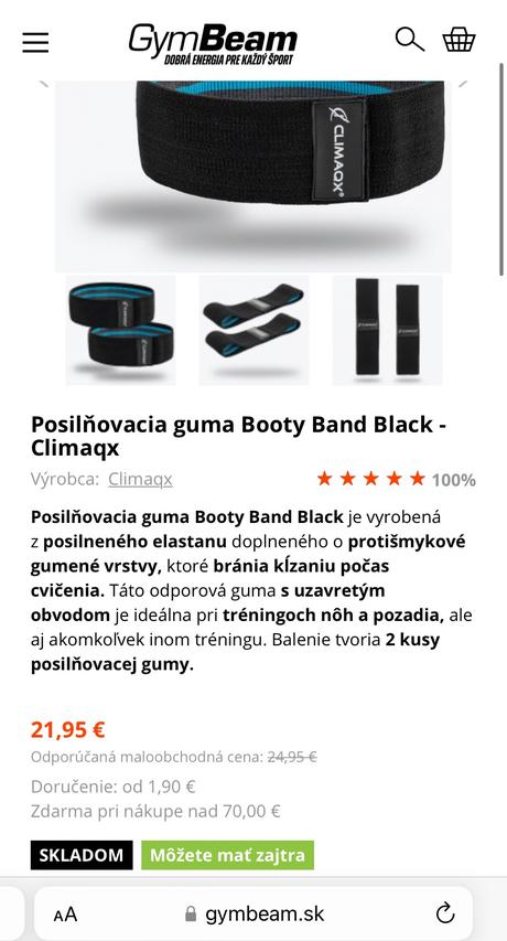 Gumy na cvičenie gymbeam,