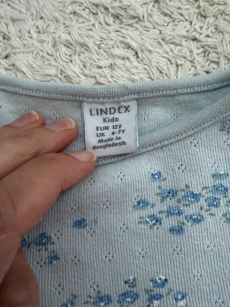 Tricko lindex z bavlny pointelle, lindex,122