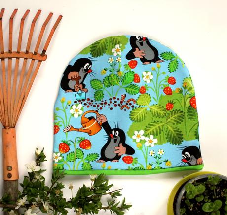 Krtek, úpletová dvojvrstvová čiapka, 74 - 134