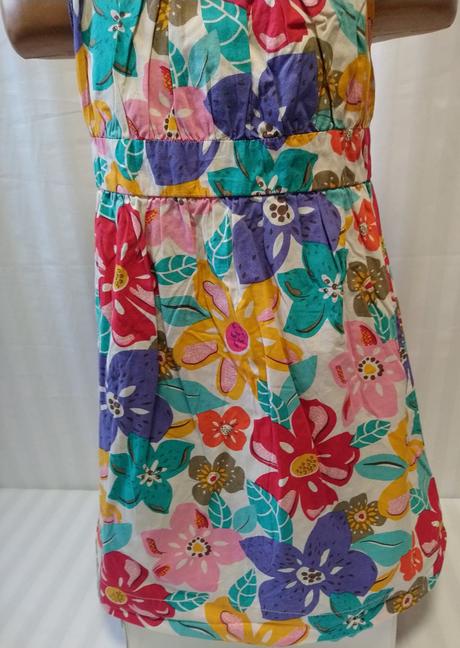 Dievčenské šaty s farebným vzorom, genuine kids, 116