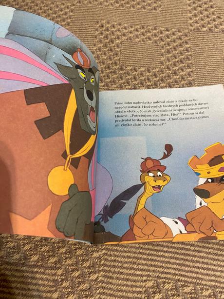 Krásna mini knižka walt disney robin hood egmont, 