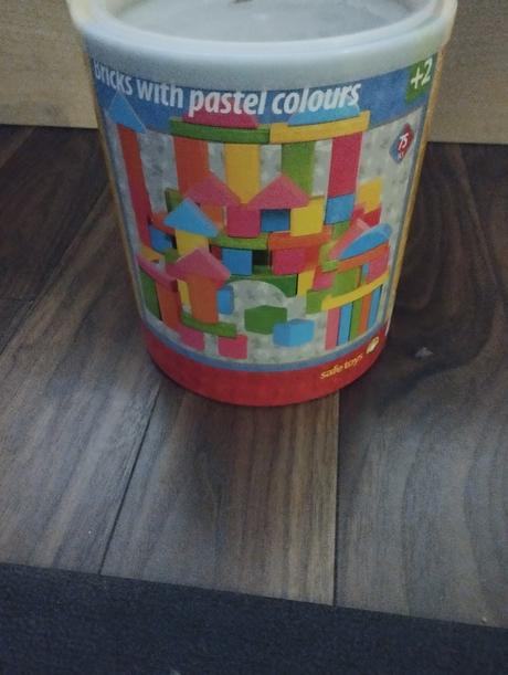 Woody stavebnica, farebné kocky 75ks, 