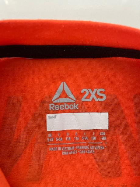 Športove trička 2ks, reebok,116