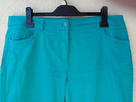Tyrkysové nohavice značky c&a, c&a,44