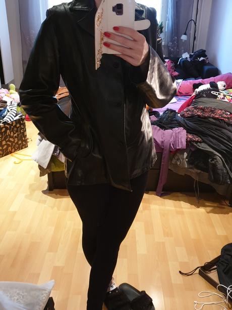 Kožený kabatik, terranova,m