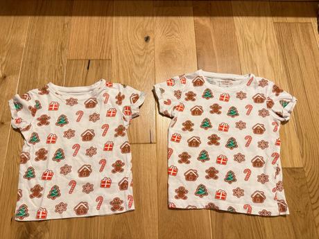 Vianočné tričko perníčkové 104, sinsay,104