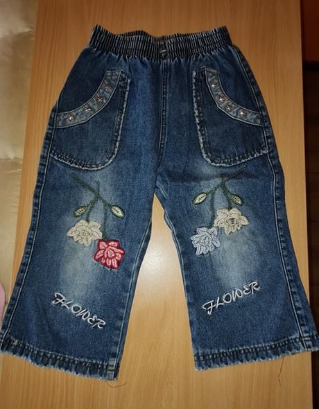 Riflové trojštvrťáky, h&m,128