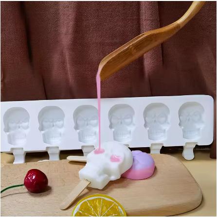 Silikónové formy na nanuky 4 kusové + paličky, 