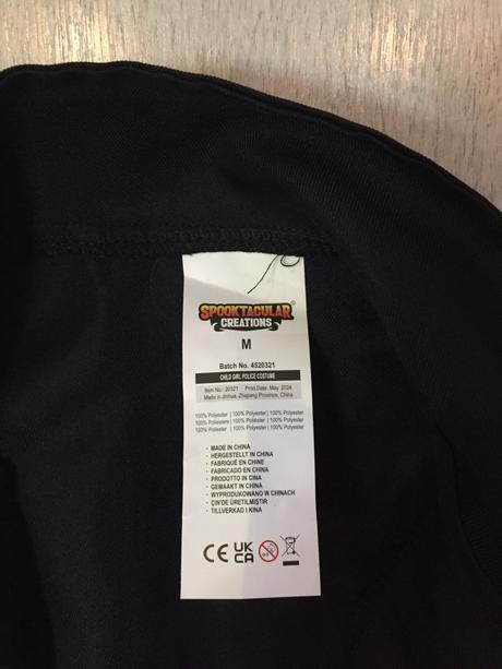 Dievčensky kostym policajtka 8-10 rokov, 