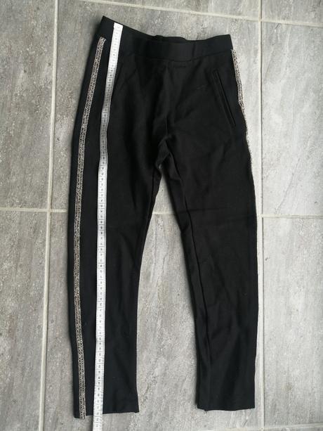 Elast.nohavice s ozdob. lampasami zara v152,11-12r, zara,152