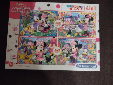 Puzzle minnie mouse 4x, 