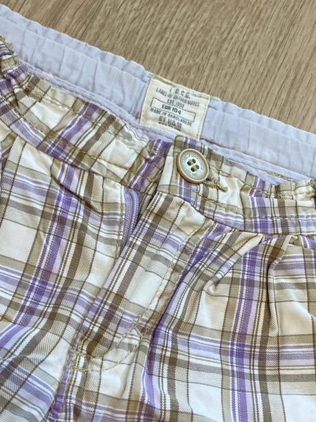 Dievčenské pásikavé šortky h&m (104), h&m,104