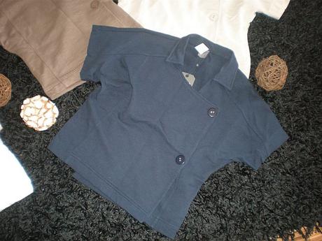 Modrý top vero moda v. l, vero moda,l