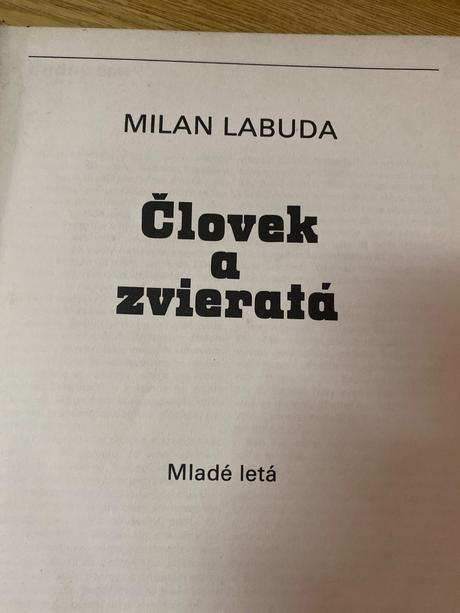 Kniha- človek a zvieratá, 