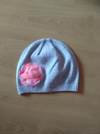 Sivá čiapka kvietok v.54,