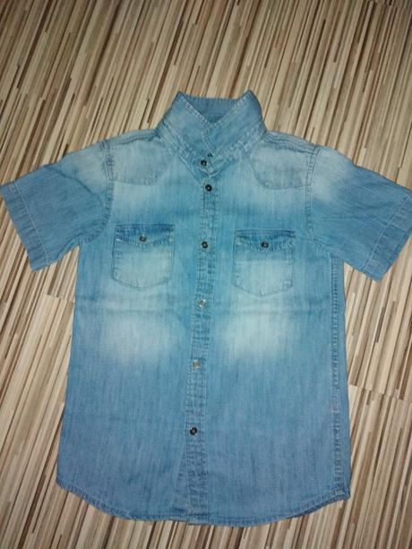 Košeľa riflova, rebel,128