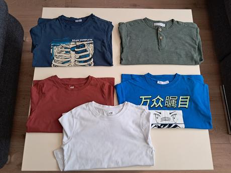 4+1tricka v.128/134, h&m,128