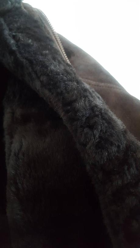 Športový moderný pravý kožuch, xxl