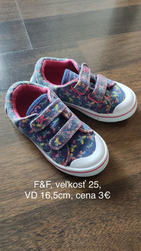 Tenisky - plátenky, f&f,25