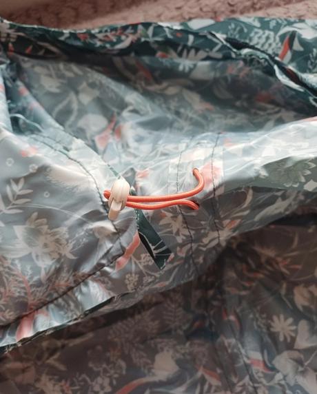 Dámska vodoodolná turistická bunda, decathlon,l