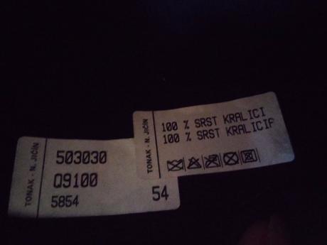 Klobúk z králičej srste - top kvalita - c.54, 54