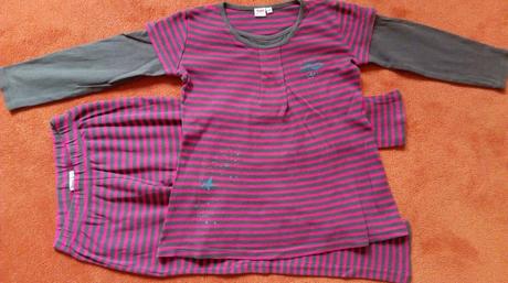 Teplý bavlnený komplet, na (6)7-8 rokov, 128