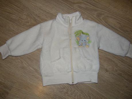 Plyšová bundička - výborný stav, japitex,80