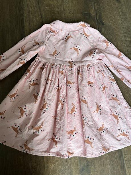 Krásne dievčenské bavlnené šatôčky, 134