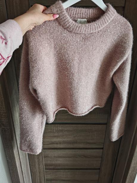 Crop top pulóver, h&m,xs