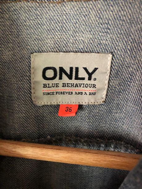 Riflová bunda, only,36