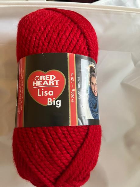 Red heart lisa big, 