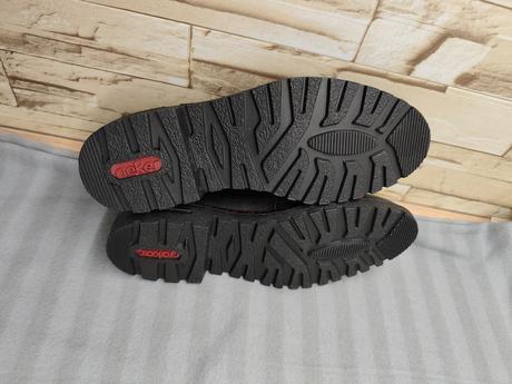 Rieker 38 - dámske kožené čierne mokasíny, rieker,38