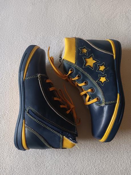 Nové zimné, kožené topánky veľ. 33, slovobuv,33