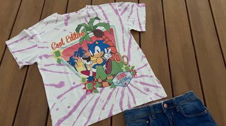 Tie dye tričko sonic 140-152, zara,146