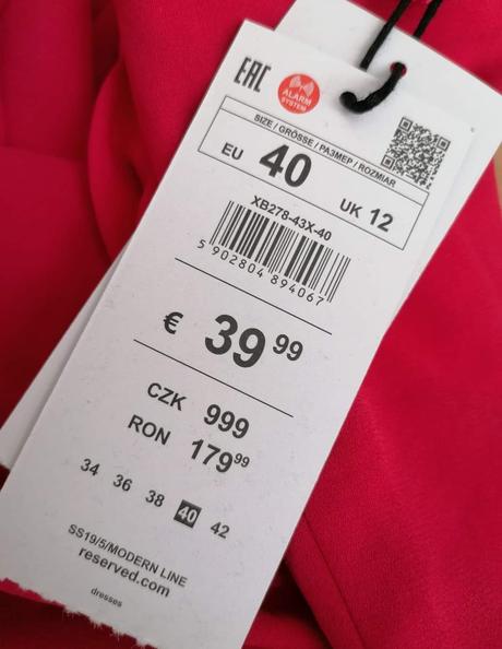 Nové dámske šaty reserved, reserved,40