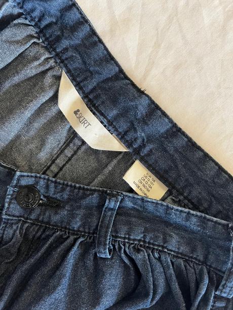 H&m riflová sukňa vel.158, h&m,158