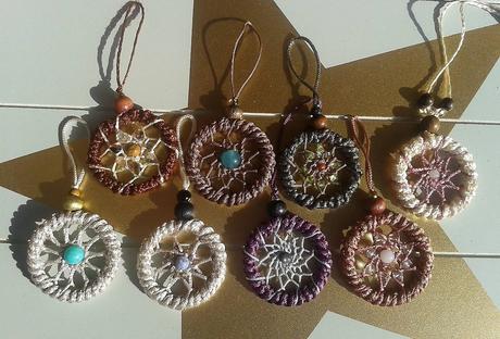 Talizman mini mandalka ruženín + amazonit,