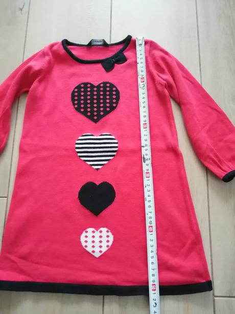 Šaty so srdiečkami, george,98