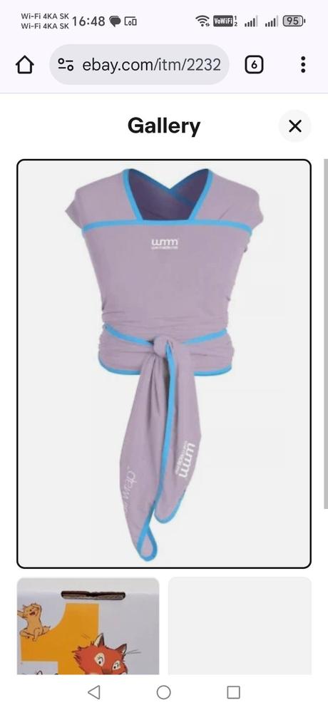 We made me stretchy wrap levander, we made me