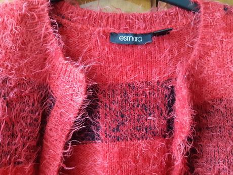 Červený sveter, esmara,38