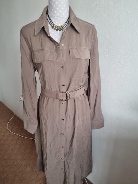 Hnedé košeľové šaty reserved veľ. 40, reserved,40