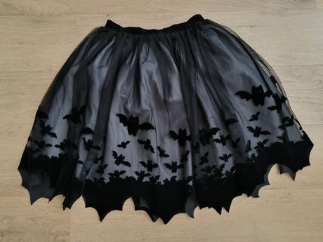 Sukňa s netopiermi, h&m,140