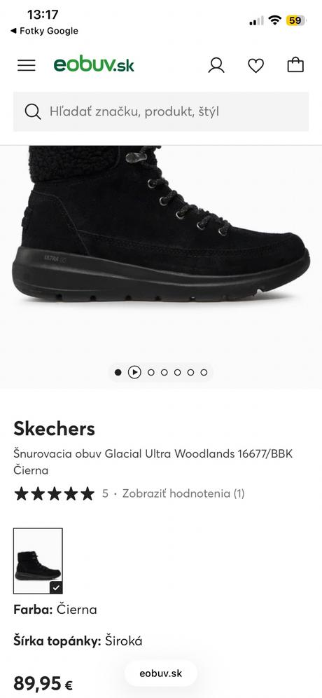 Skechers glacial zimné topánky 35,5, skechers,35