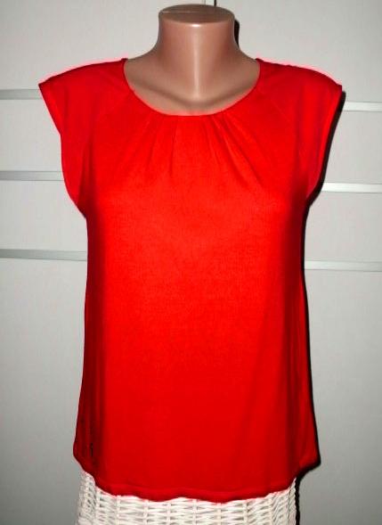 Jednoduchý červený top od zn. esprit - veľ. s-m, esprit,m