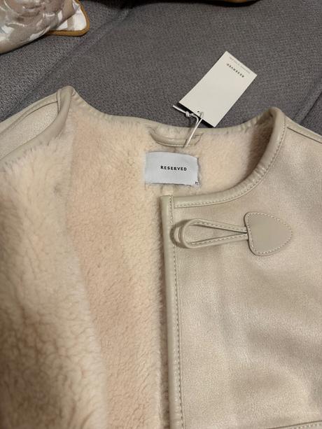 Bunda z ekologického semišu reserved, reserved,xs