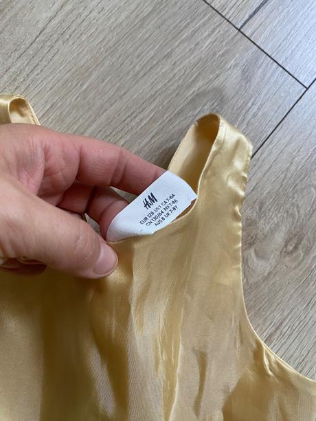 Krasne zlato-zlte saty zn. h&m, h&m,128