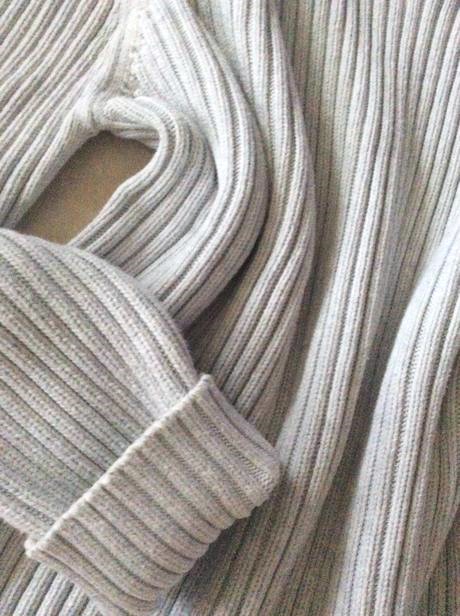 Luxusný hrubý sveter/bunda l - xl, l