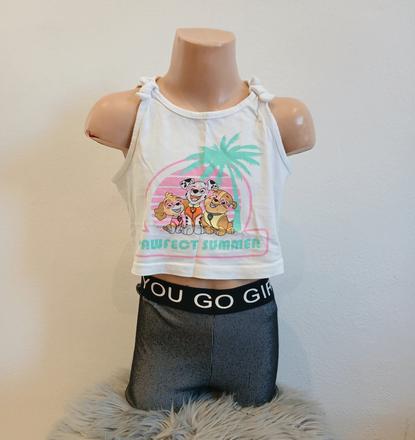 Dievčenský crop top paw patrol (122), nickelodeon,122
