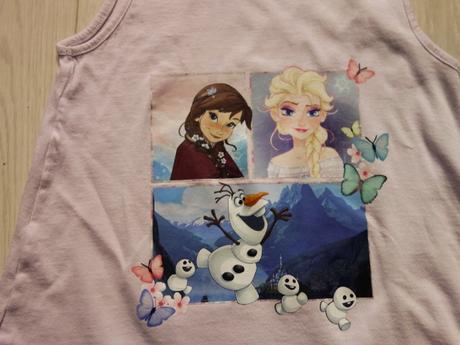 Šaty h&m 122/128 frozen, h&m,122
