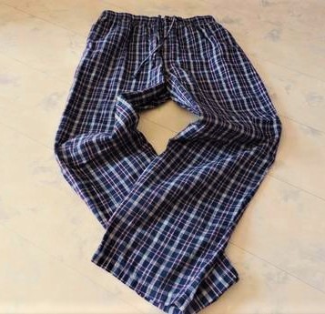 Flanelové nohavice, xl